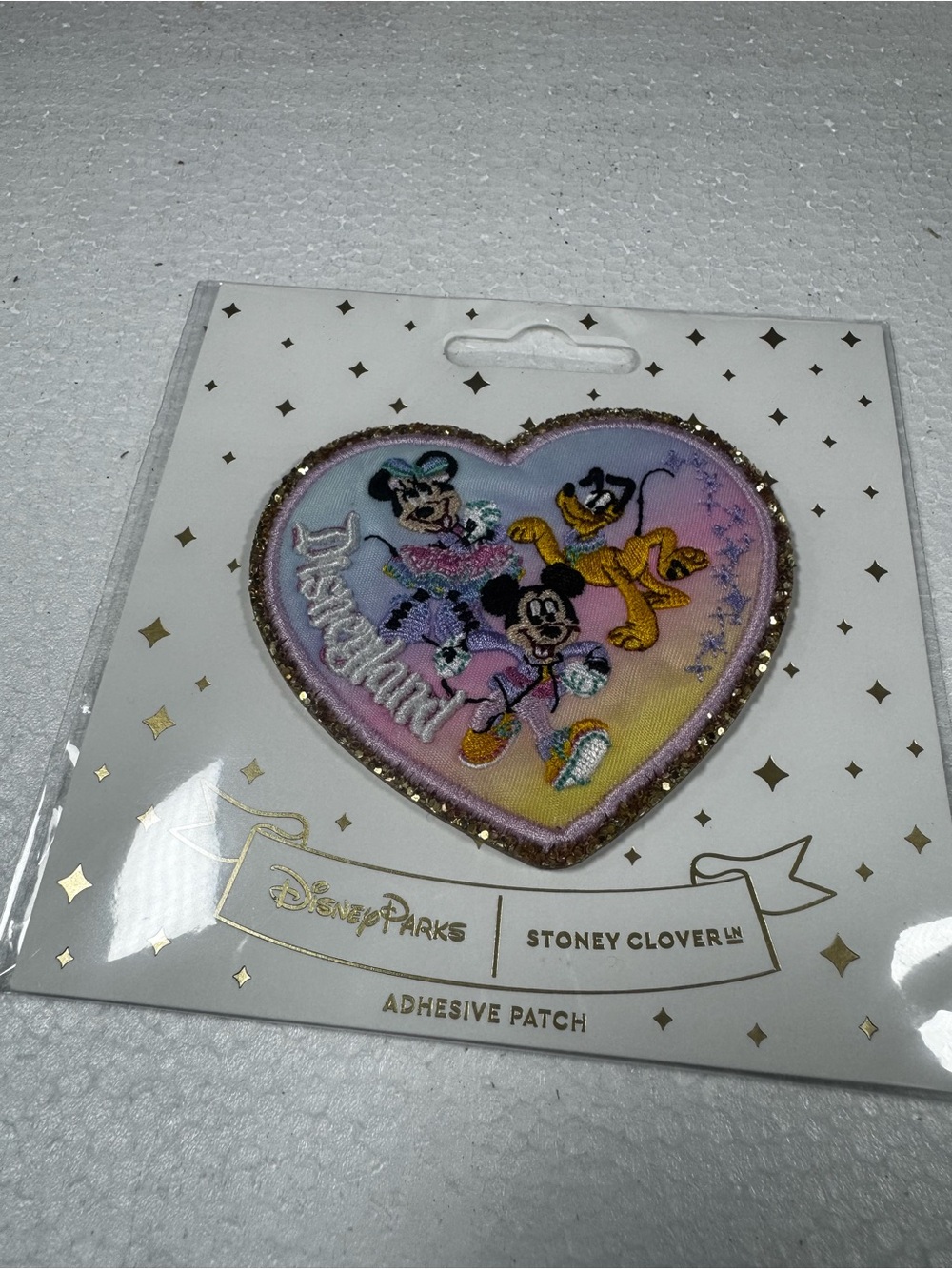 Disney Parks x Stoney Clover Lane Disneyland Character Heart Patch NWT